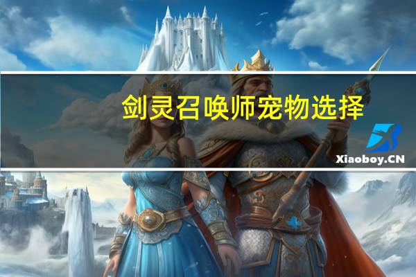 剑灵召唤师宠物选择