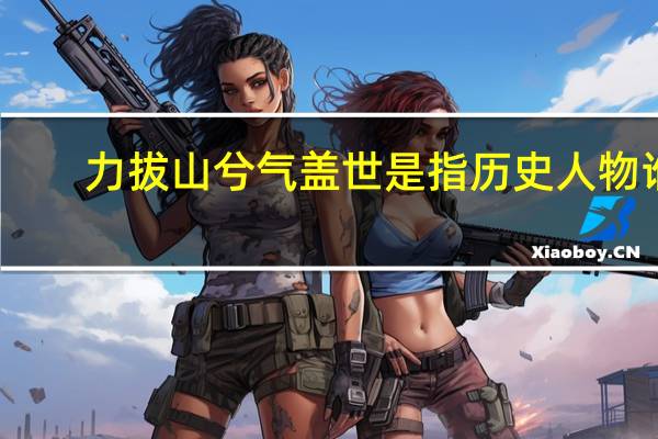 力拔山兮气盖世是指历史人物谁