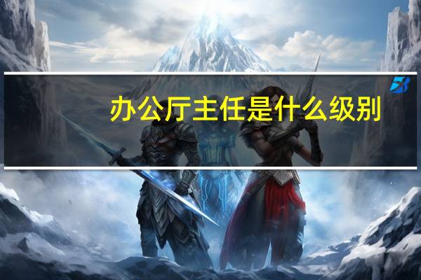 办公厅主任是什么级别