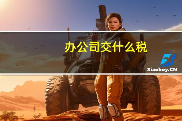 办公司交什么税