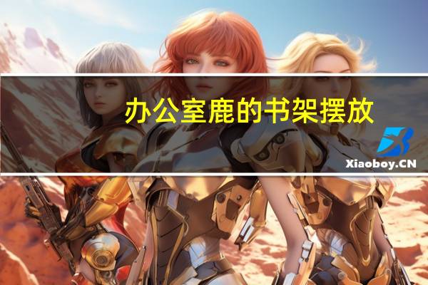 办公室鹿的书架摆放