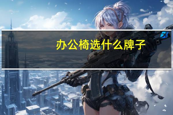 办公椅选什么牌子