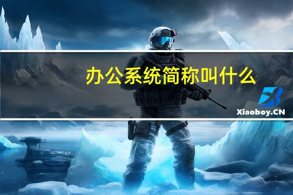 办公系统简称叫什么