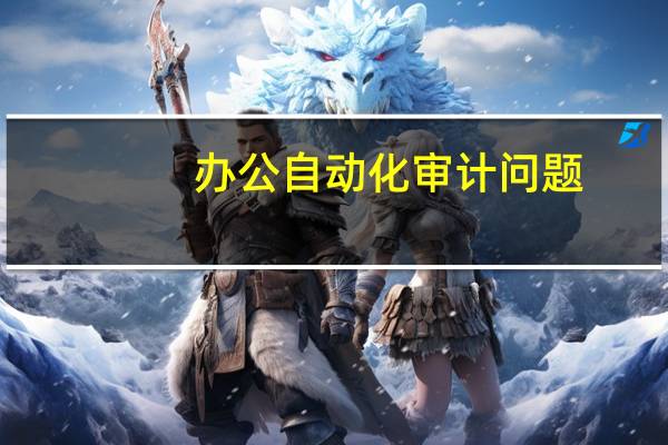 办公自动化审计问题