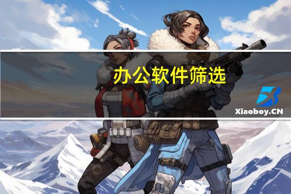 办公软件筛选
