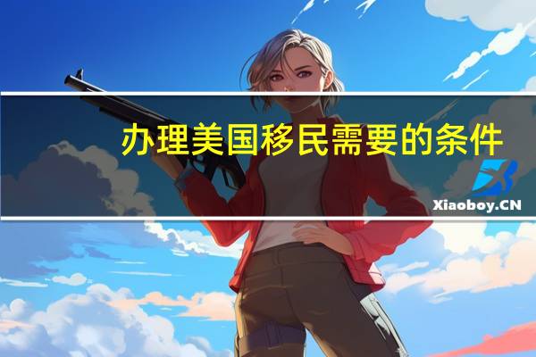 办理美国移民需要的条件