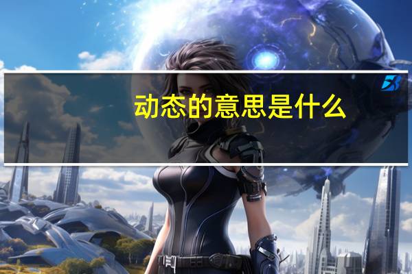 动态的意思是什么