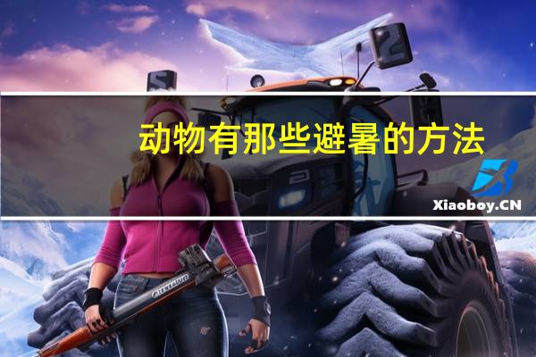 动物有那些避暑的方法