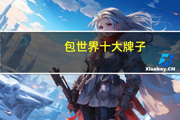 包世界十大牌子