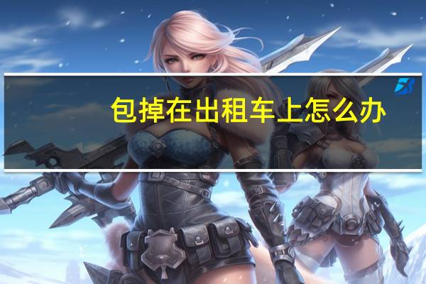 包掉在出租车上怎么办
