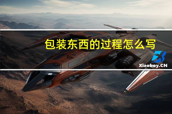 包装东西的过程怎么写
