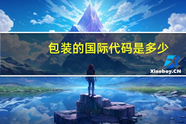 包装的国际代码是多少