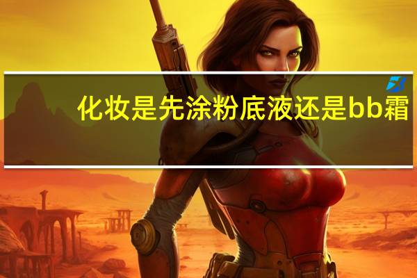 化妆是先涂粉底液还是bb霜