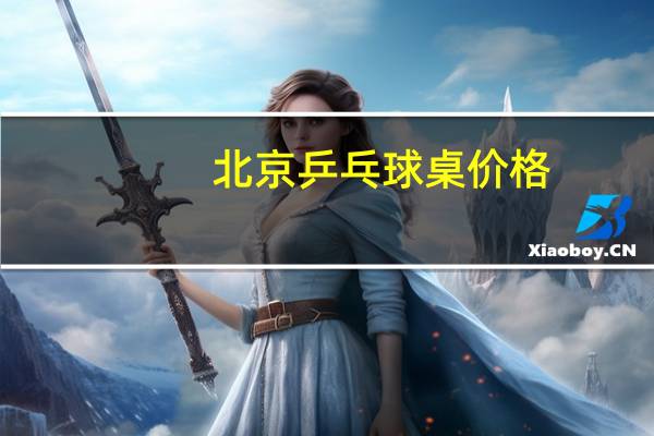 北京乒乓球桌价格