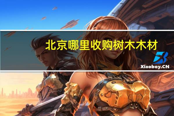 北京哪里收购树木木材