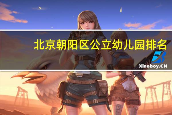 北京朝阳区公立幼儿园排名