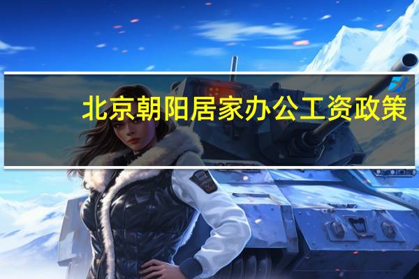 北京朝阳居家办公工资政策