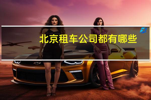 北京租车公司都有哪些