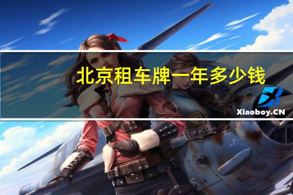 北京租车牌一年多少钱