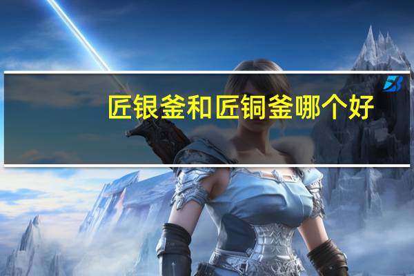 匠银釜和匠铜釜哪个好