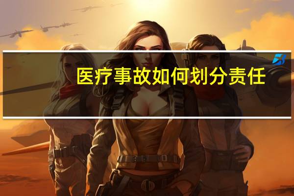 医疗事故如何划分责任