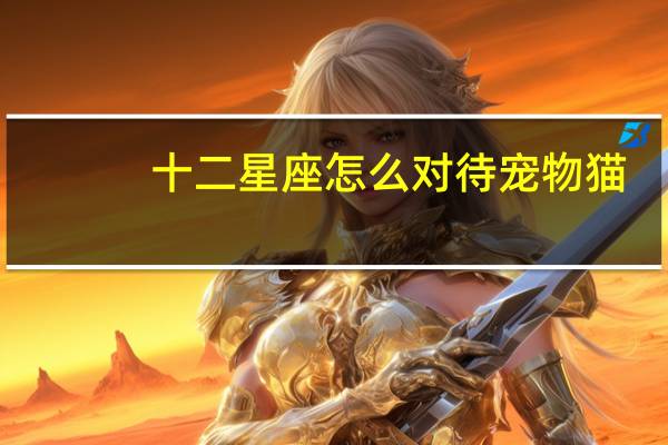 十二星座怎么对待宠物猫