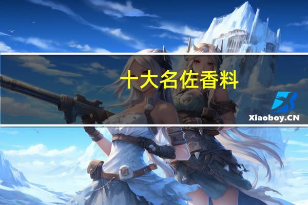 十大名佐香料