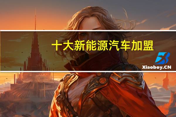 十大新能源汽车加盟