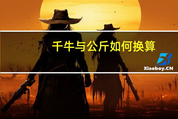 千牛与公斤如何换算