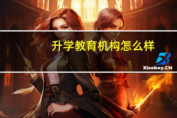 升学教育机构怎么样