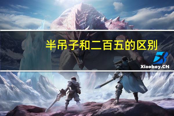 半吊子和二百五的区别