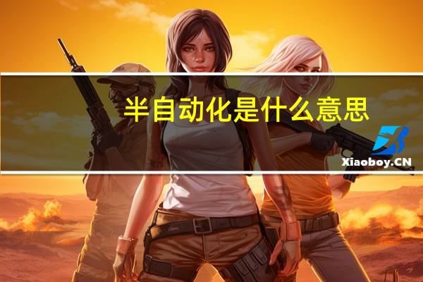 半自动化是什么意思