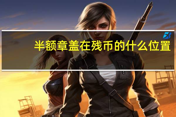半额章盖在残币的什么位置