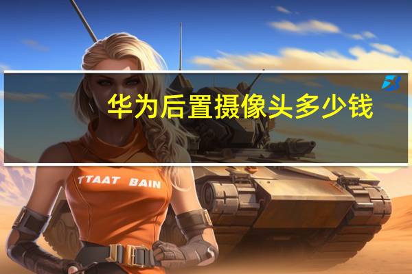 华为后置摄像头多少钱