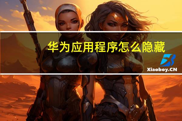 华为应用程序怎么隐藏