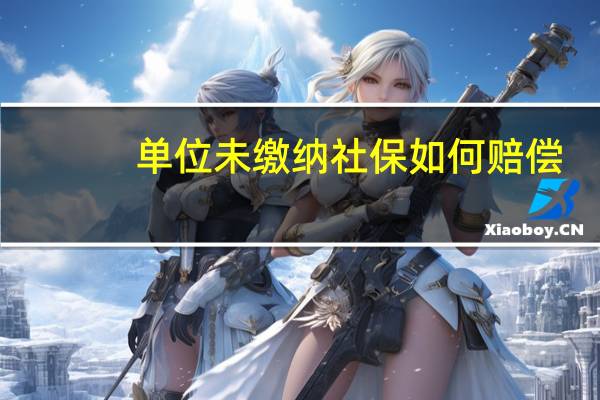 单位未缴纳社保如何赔偿
