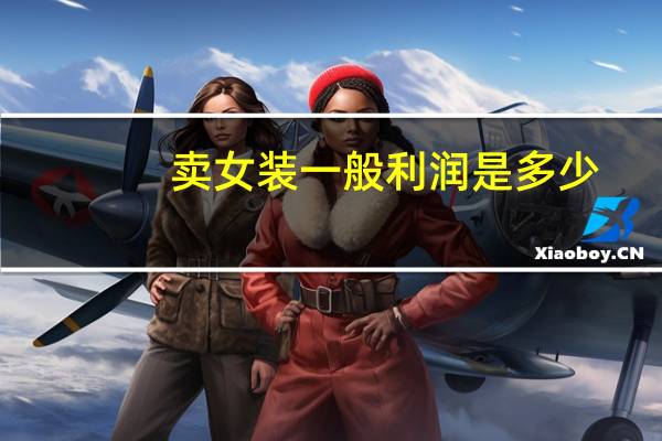 卖女装一般利润是多少