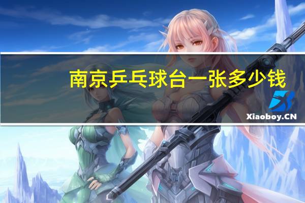 南京乒乓球台一张多少钱