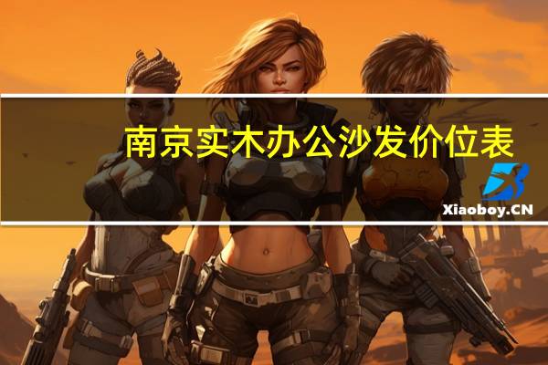 南京实木办公沙发价位表