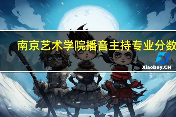 南京艺术学院播音主持专业分数线