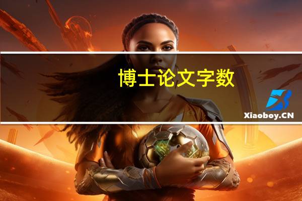 博士论文字数