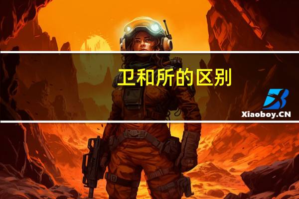 卫和所的区别