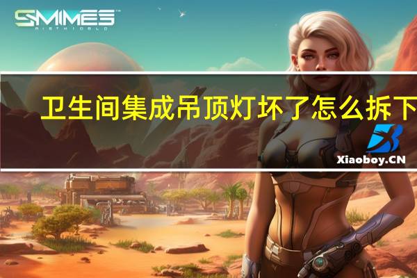 卫生间集成吊顶灯坏了怎么拆下来