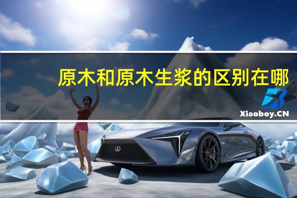 原木和原木生浆的区别在哪