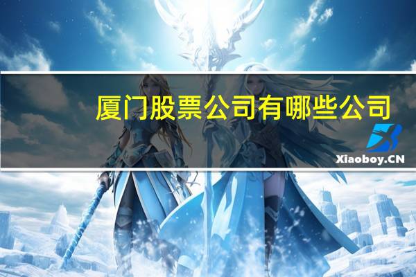 厦门股票公司有哪些公司