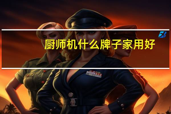 厨师机什么牌子家用好