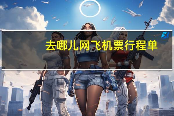 去哪儿网飞机票行程单