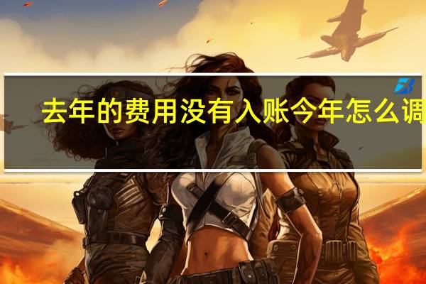 去年的费用没有入账今年怎么调整