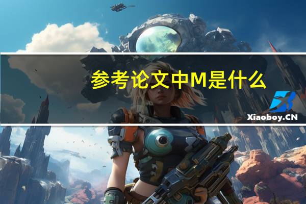 参考论文中M是什么