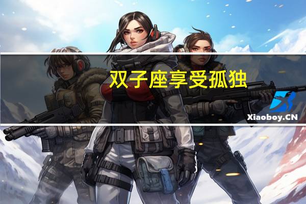 双子座享受孤独